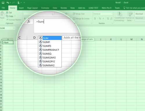 Las 10 fórmulas más utilizadas en Microsoft Excel
