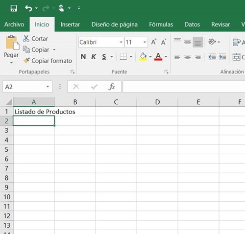 Inventario Excel 2