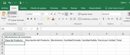 Inventario Excel 11