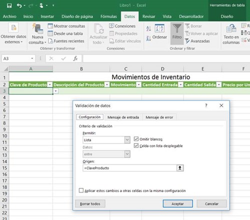 Inventario Excel 25